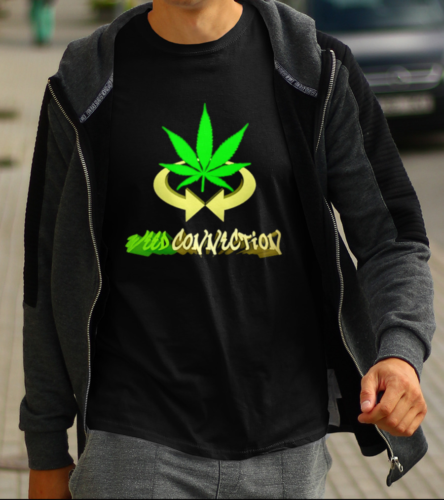 Cannabis Leaf Symbol Weed Connection T-Shirt