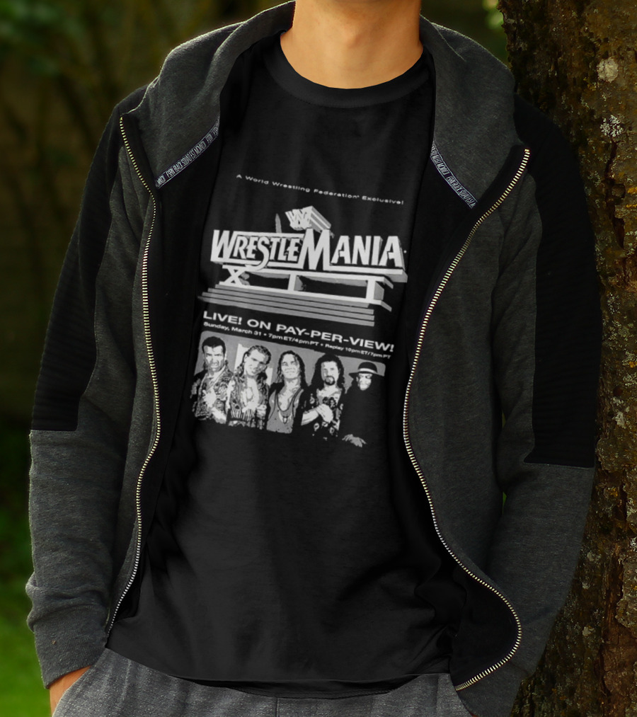 WrestleMania XII World Wrestling Federation Live On Pay Per View March 31 1996 Anaheim T-Shirt