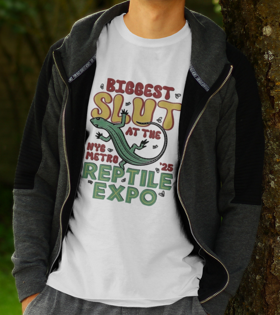 Biggest Slut NYC Metro Reptile Expo '25 T-Shirt