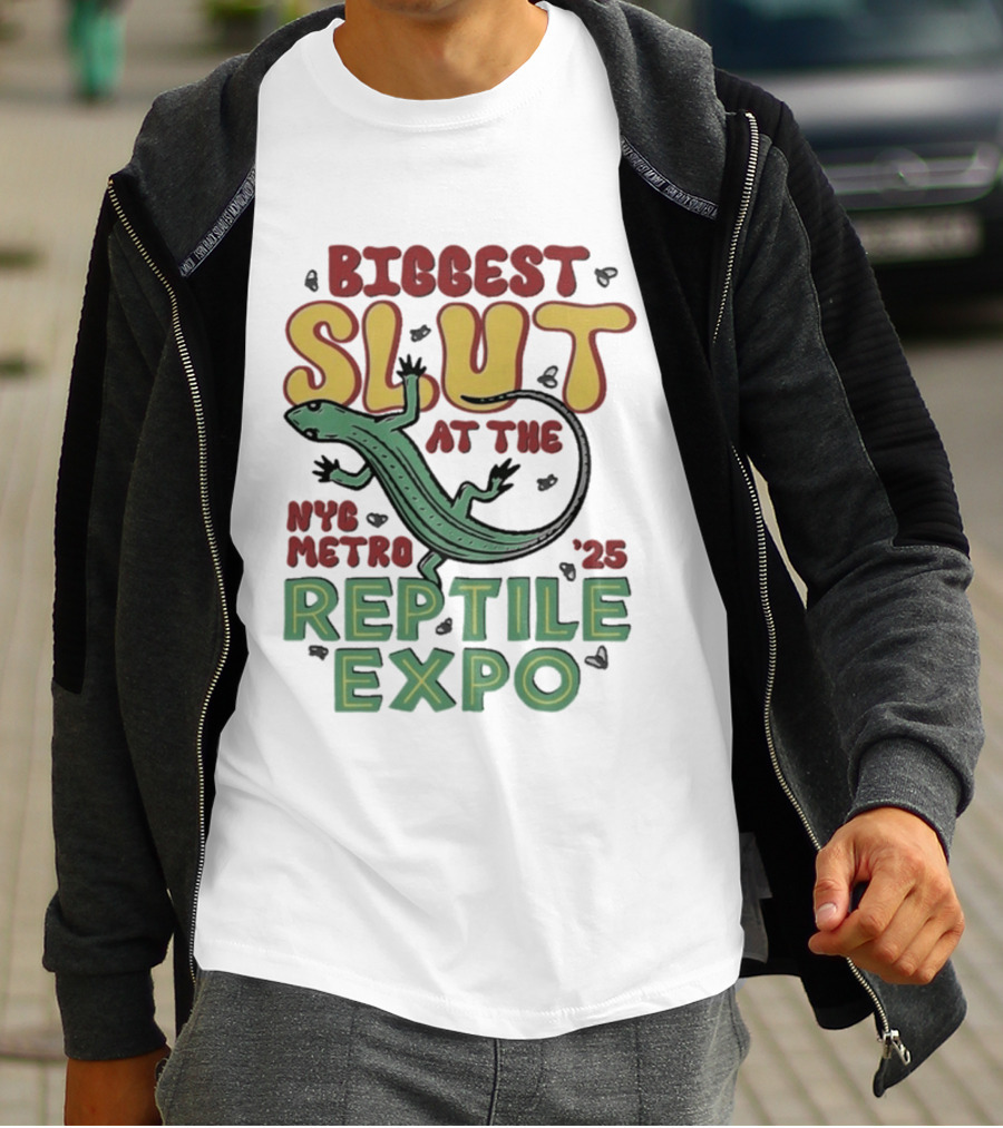 Biggest Slut NYC Metro Reptile Expo '25 T-Shirt