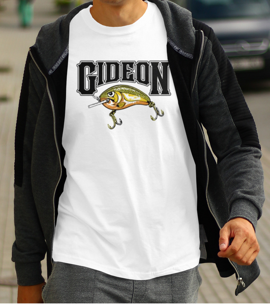 Gideon Fishing Lure Bite Down T-Shirt