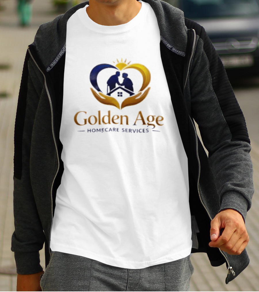 Golden Age Homecare Services Elderly Care Compassion And Support T-Shirt