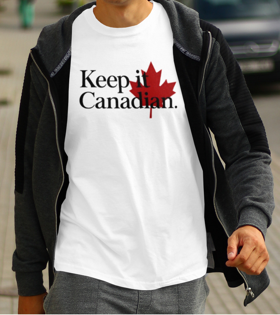 Keep It Canadian Maple Leaf Canada Patriotic T-Shirt