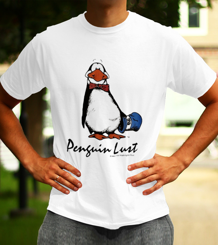 Opus The Penguin Lust 1983 Washington Post T-Shirt