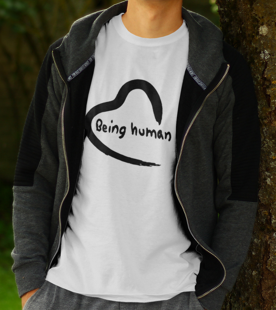 Salman Khan Being Human Heart Logo Coffee T-Shirt
