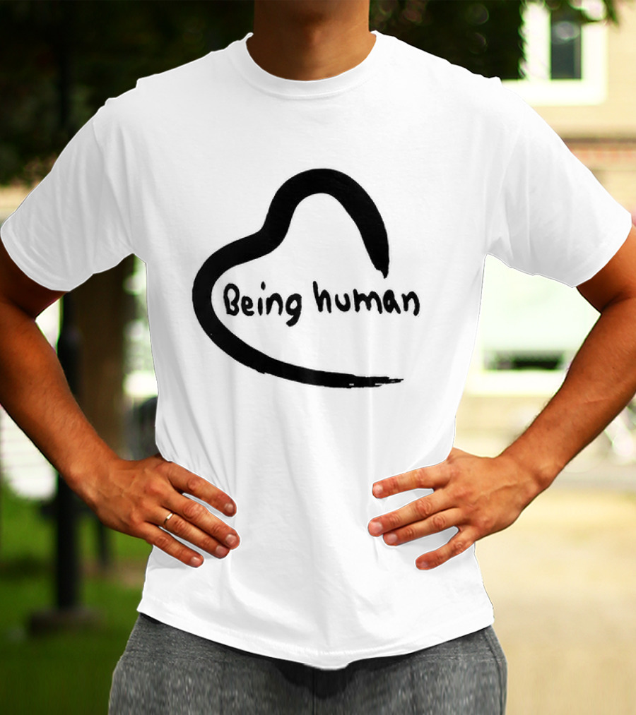 Salman Khan Being Human Heart Logo Coffee T-Shirt