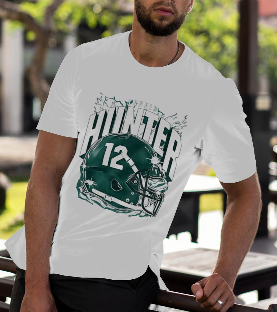 Travis Hunter 12 Helmet Jacksonville Jaguars Sports Fan T-Shirt