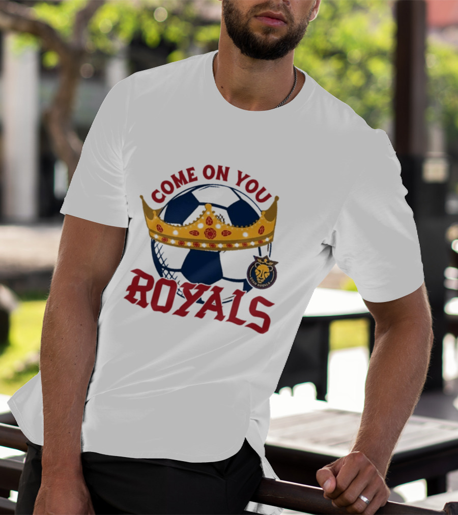 Come On You Royals Soccer Crown Lion T-Shirt