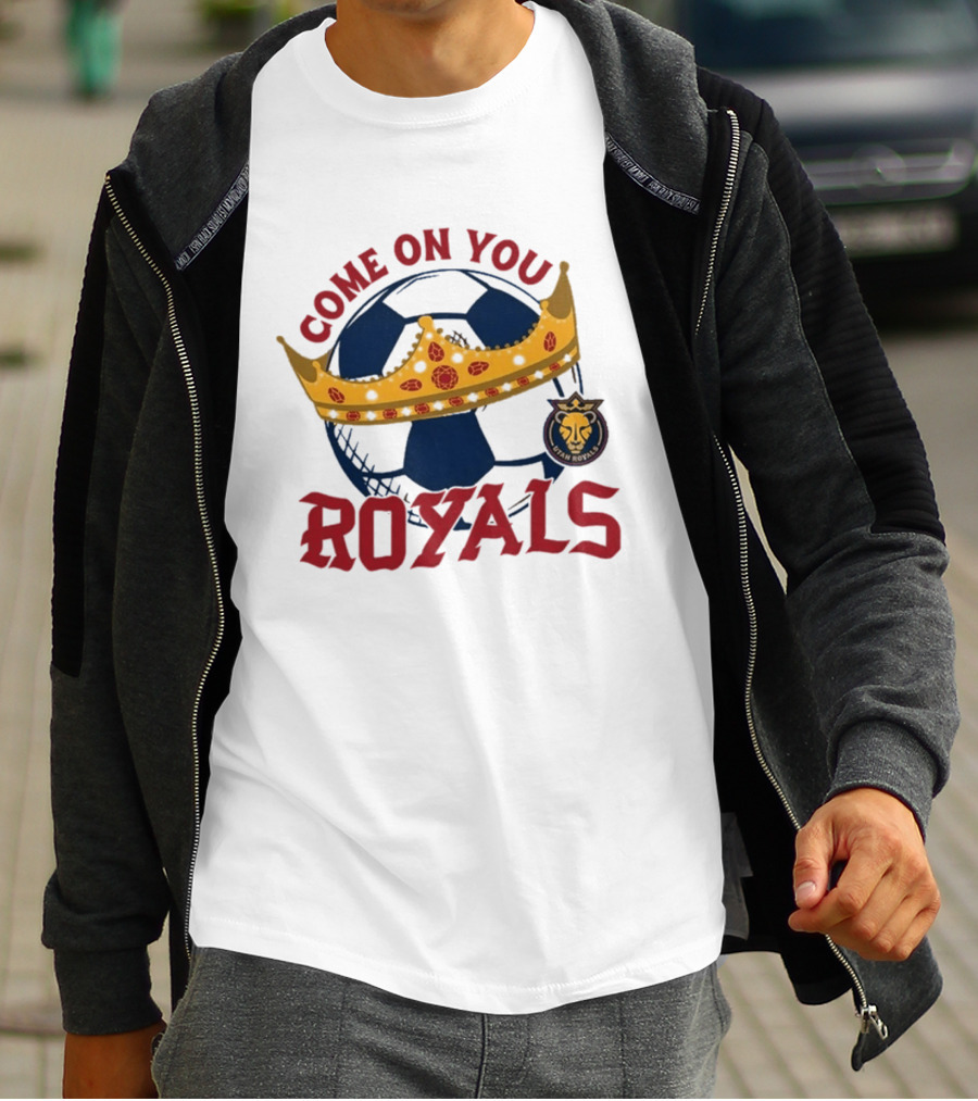 Come On You Royals Soccer Crown Lion T-Shirt