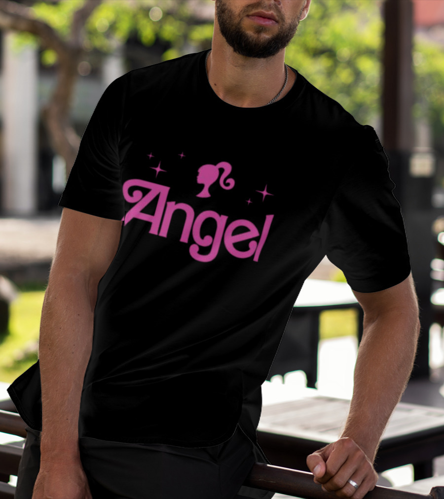 Angel Reese Barbie Crop With Star Accents T-Shirt