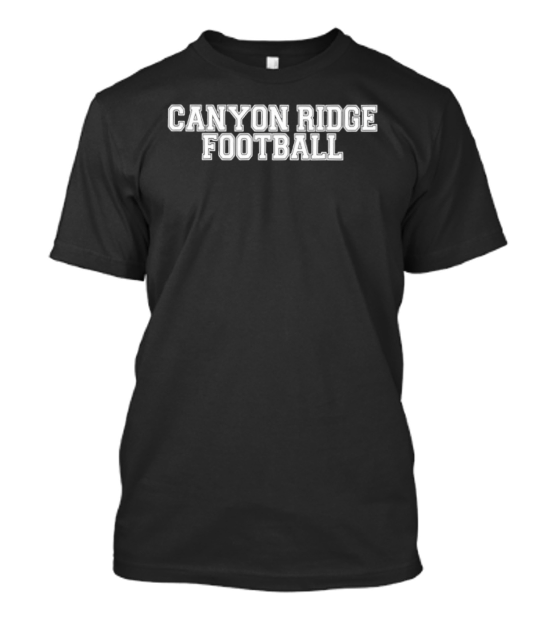 Canyon Ridge Football Crown Trio Block T-Shirt