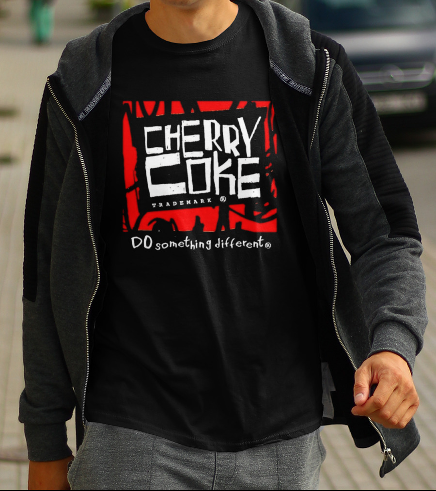 Cherry Coke Trademark Do Something Different T-Shirt