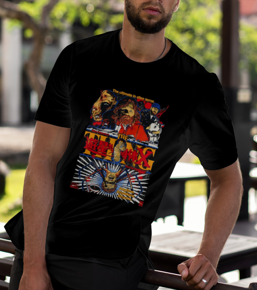 The Ultimate In Alien Terror John Carpenter's The Thing Featuring Kurt Russell Anytime Anywhere Anyone T-Shirt