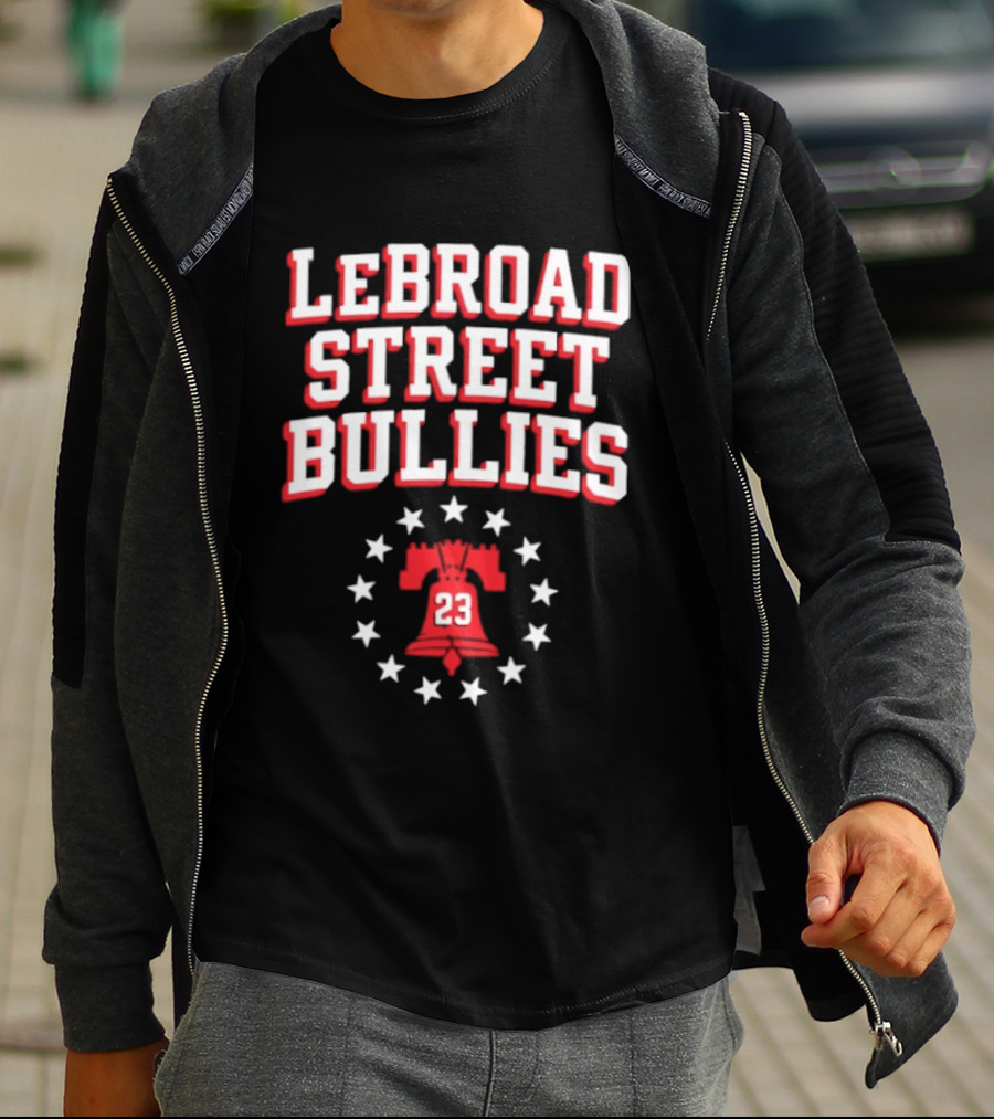 LeBroad Street Bullies 23 Liberty Bell Stars T-Shirt