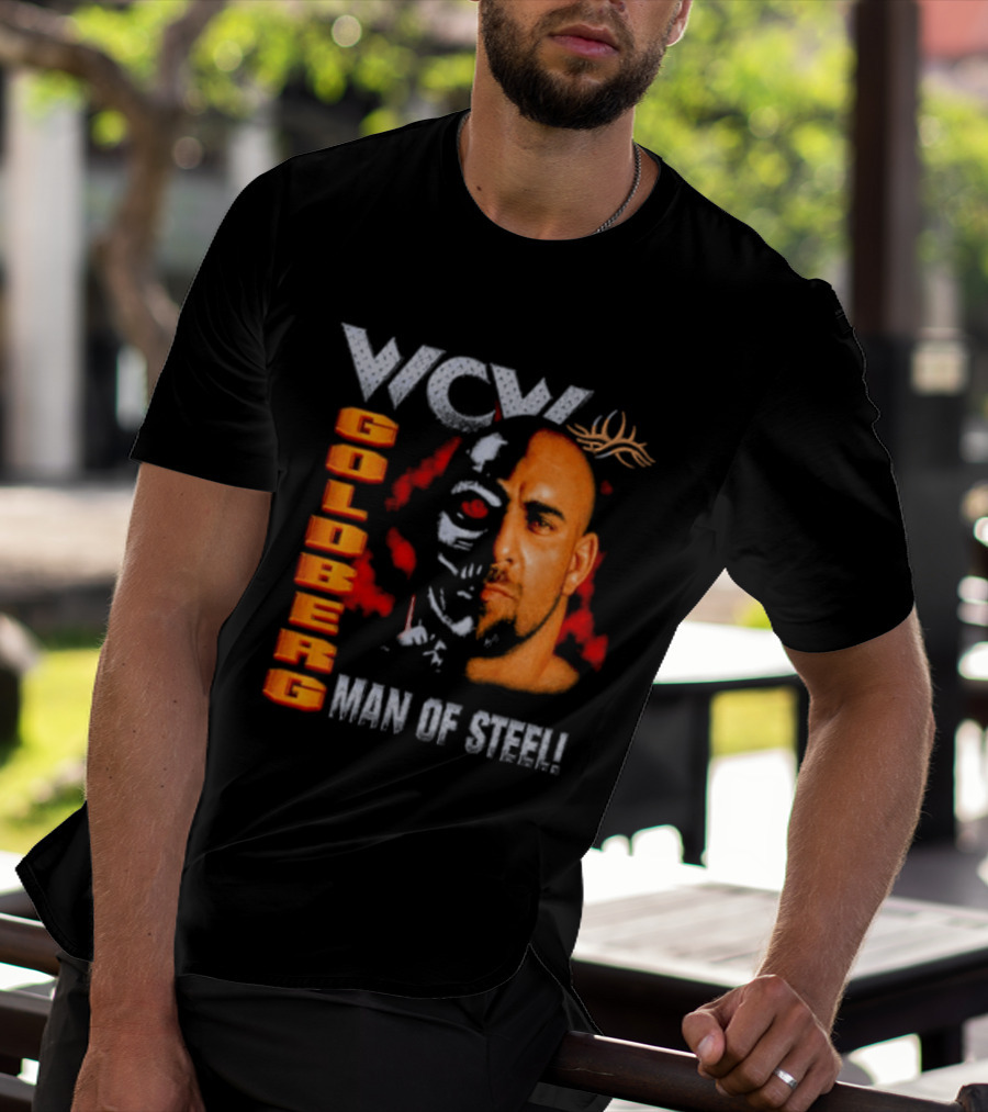 WCW Goldberg Man Of Steel Wrestling T-Shirt
