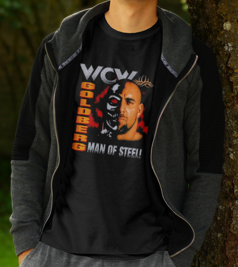 WCW Goldberg Man Of Steel Wrestling T-Shirt