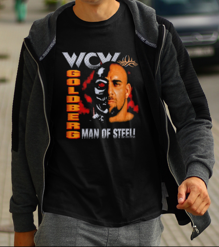 WCW Goldberg Man Of Steel Wrestling T-Shirt