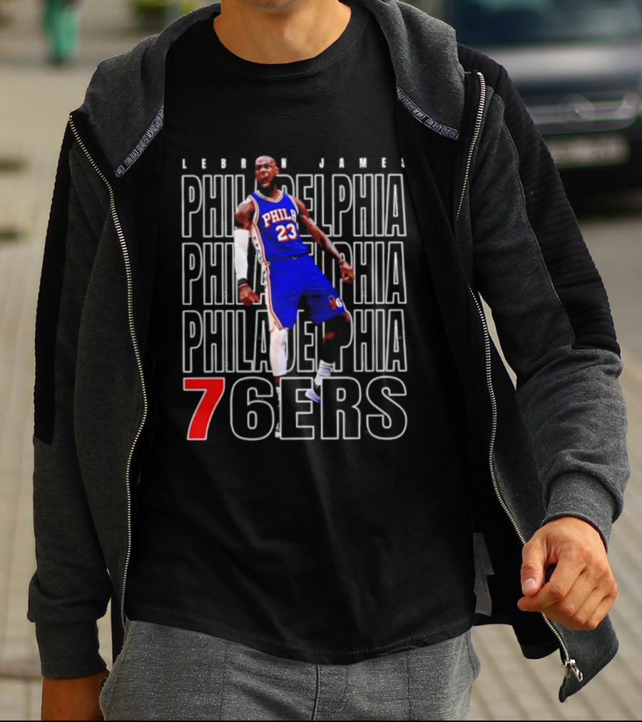 LeBron James Philadelphia 76ers Basketball 2026 T-Shirt
