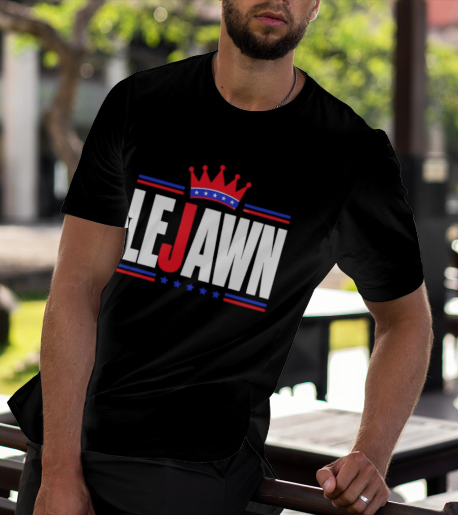 LeJawn King Crown LeBron James Philadelphia 76ers NBA 2026 T-Shirt