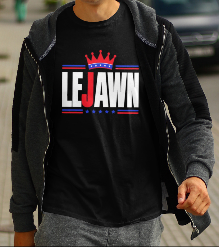 LeJawn King Crown LeBron James Philadelphia 76ers NBA 2026 T-Shirt