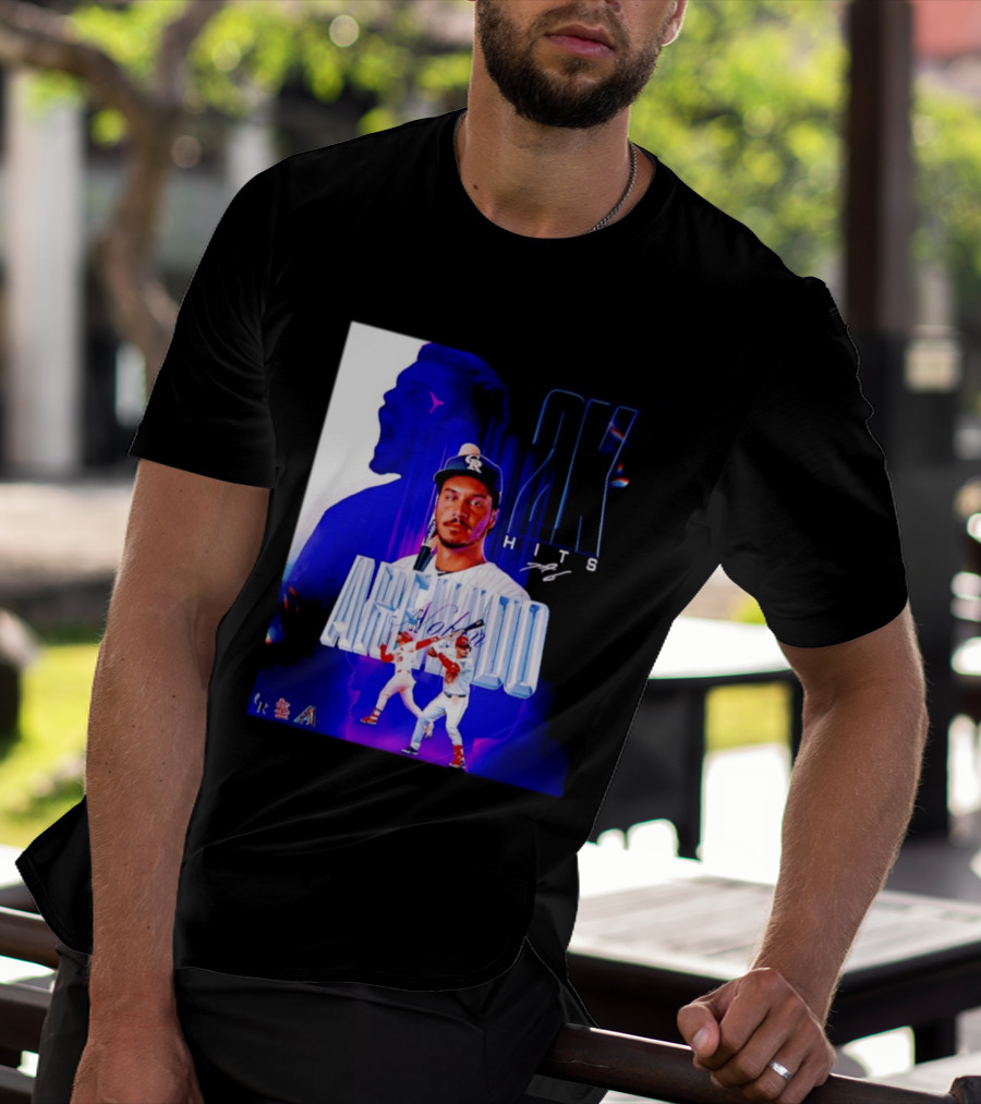 Nolan Arenado 2K Hits Retro Baseball Milestone Celebration T-Shirt