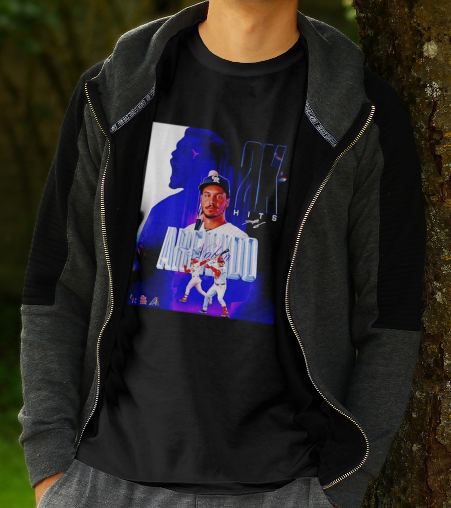 Nolan Arenado 2K Hits Retro Baseball Milestone Celebration T-Shirt