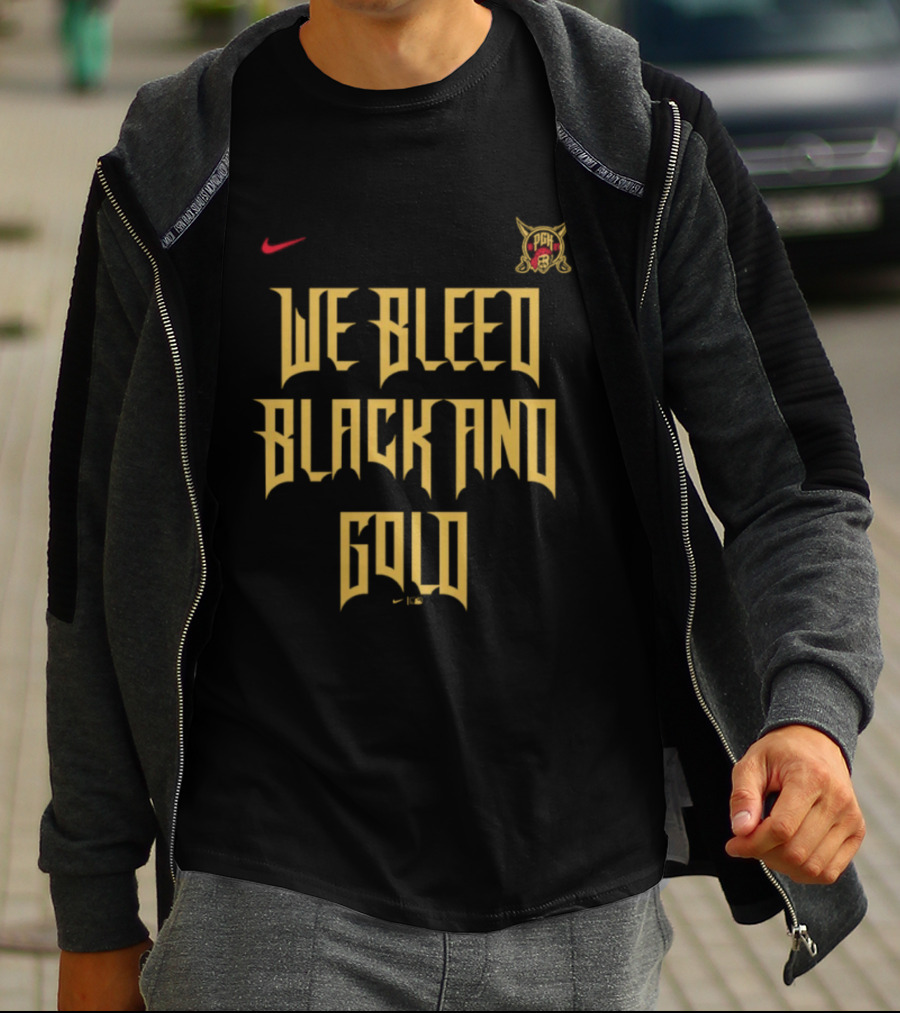 Pittsburgh Pirates We Bleed Black And Gold City Connect Nike T-Shirt