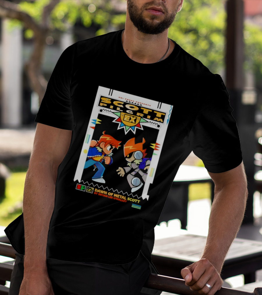 Scott Pilgrim Oni Press Bryan Lee O'Malley Damns Of Nega Scott T-Shirt
