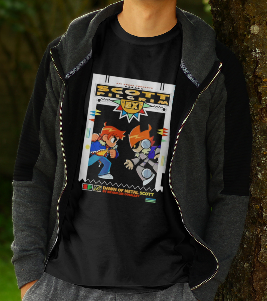 Scott Pilgrim Oni Press Bryan Lee O'Malley Damns Of Nega Scott T-Shirt