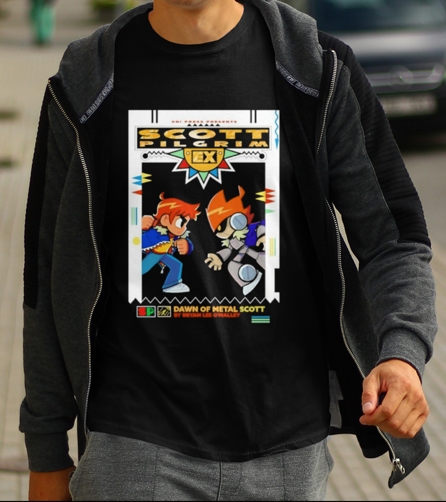 Scott Pilgrim Oni Press Bryan Lee O'Malley Damns Of Nega Scott T-Shirt