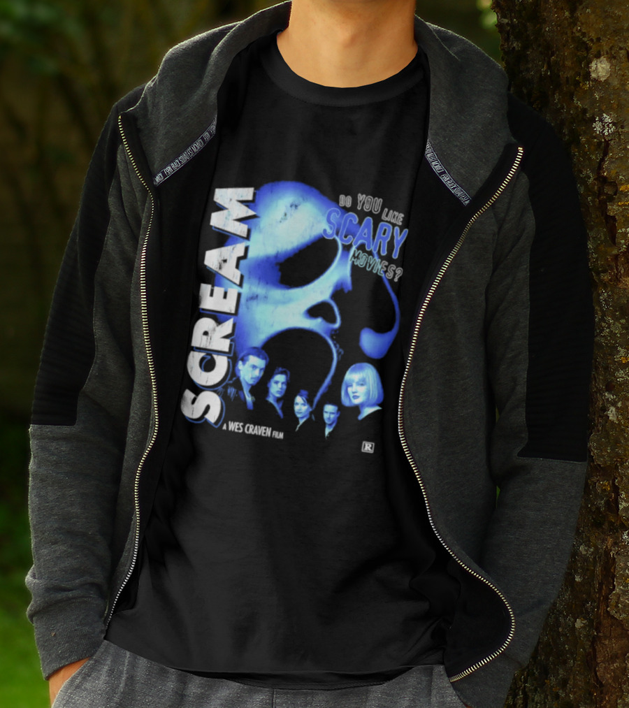 Scream Do You Like Scary Movies A Wes Craven Film Retro Collage T-Shirt
