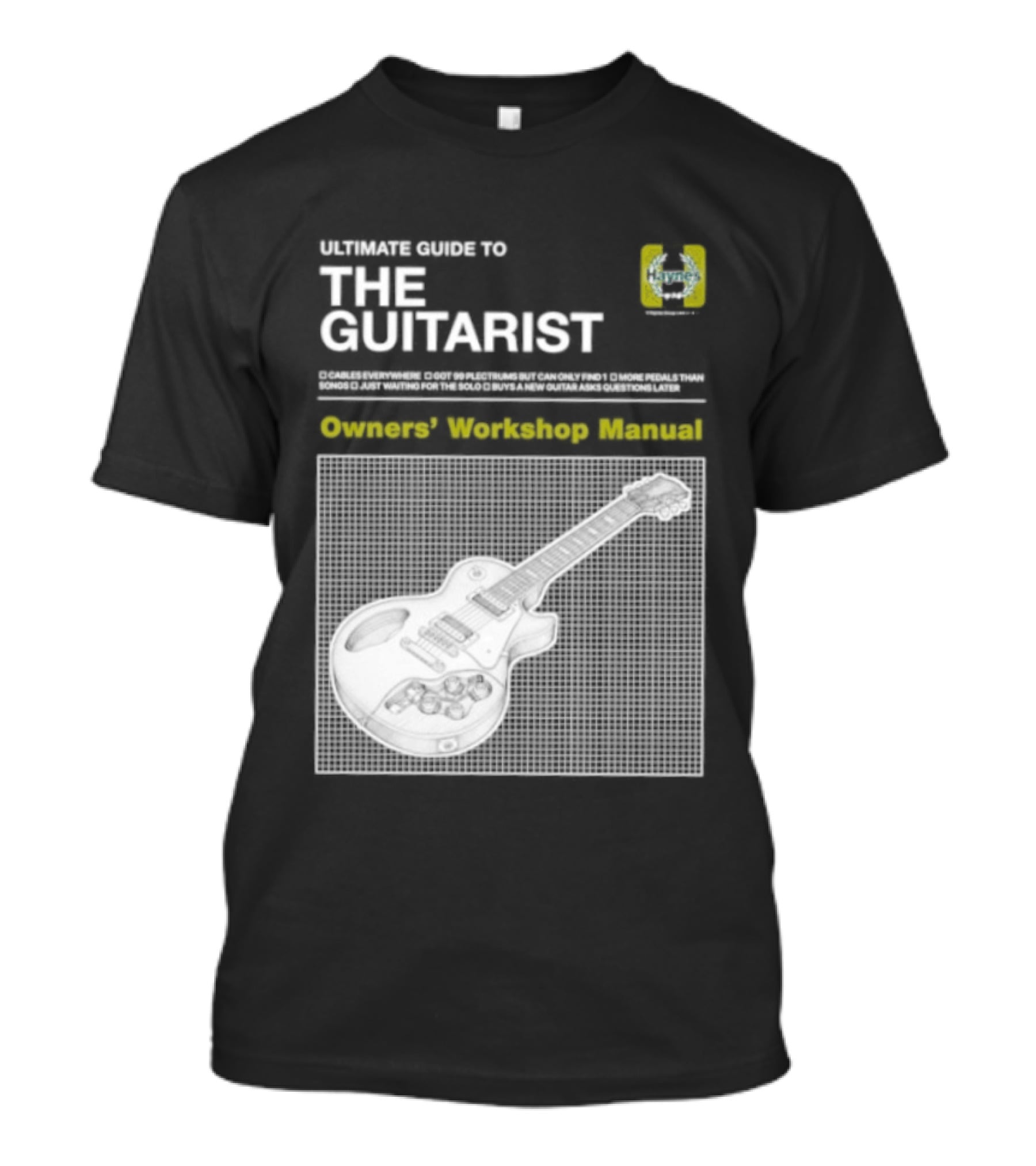 Owners' Workshop Manual For The Guitarist Ultimate Guide T-Shirt