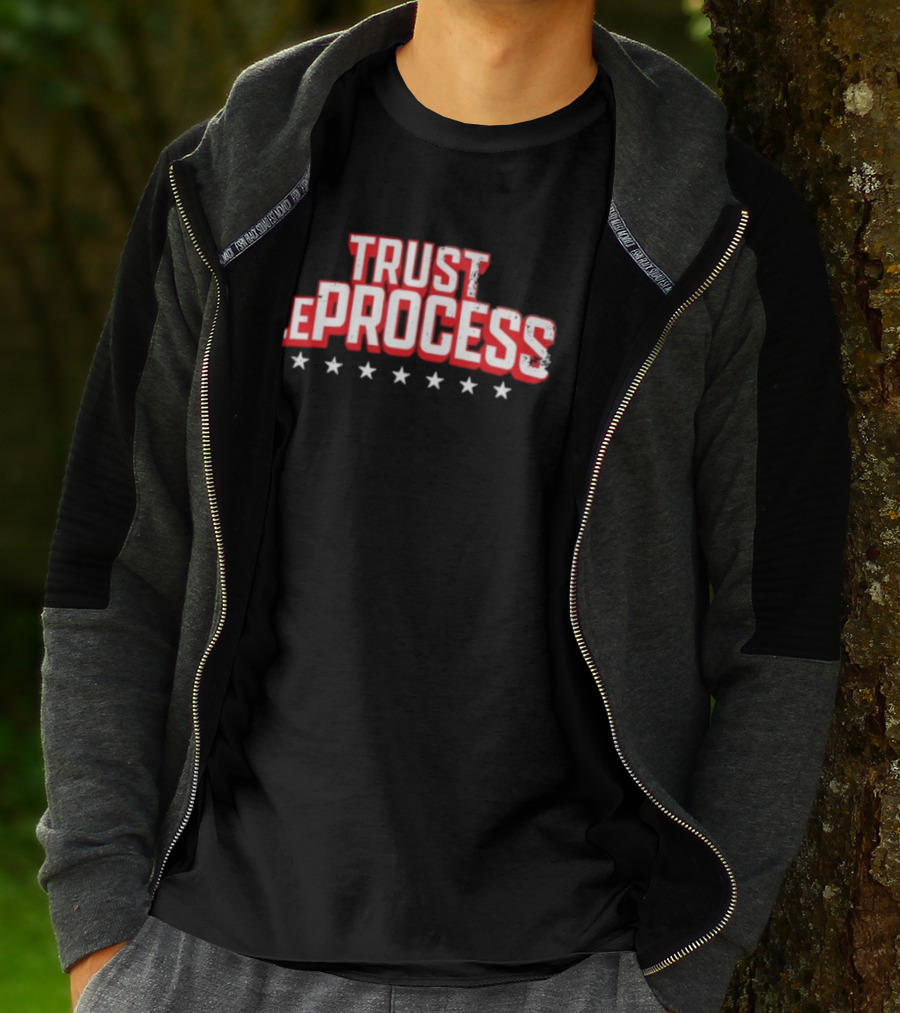 Trust LeProcess LeBron James Philadelphia 76ers Basketball T-Shirt