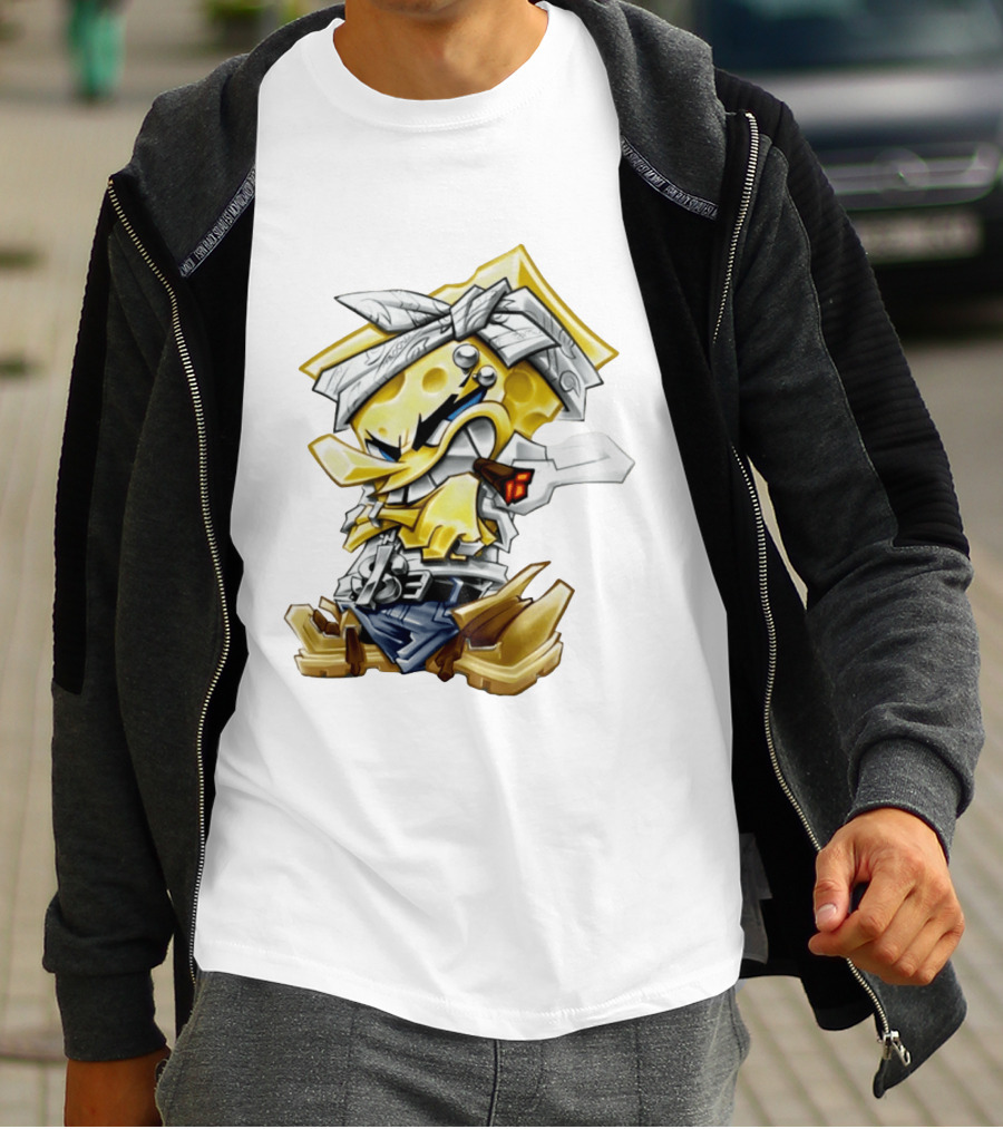 Sponge Squarepants Gangster Bandana Style Graffiti T-Shirt