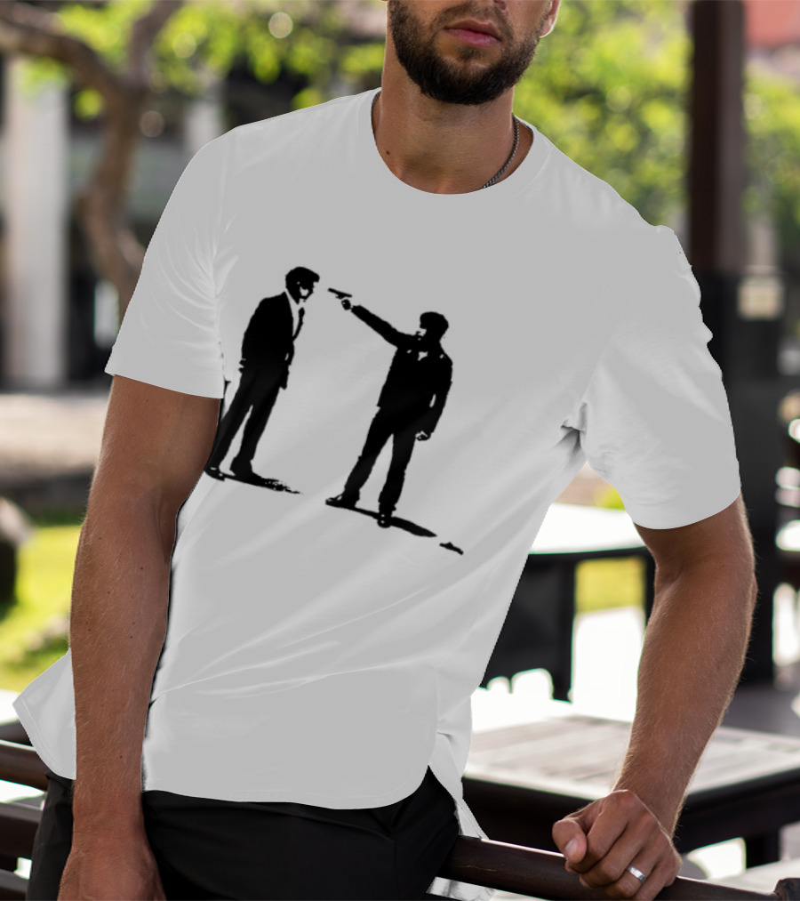 Infernal Affairs Hong Kong Crime Drama Iconic Confrontation Scene T-Shirt