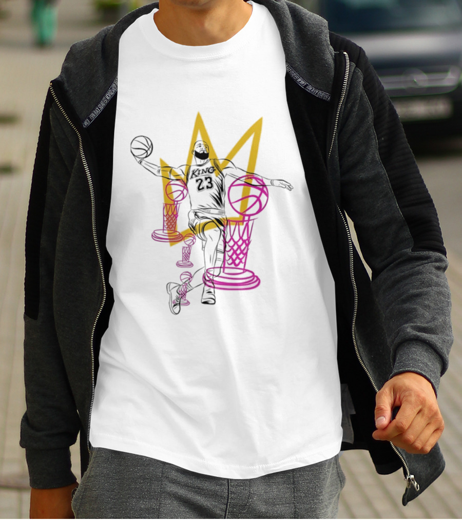 LeBron James King Of 23 Philadelphia Sixers 2026 T-Shirt