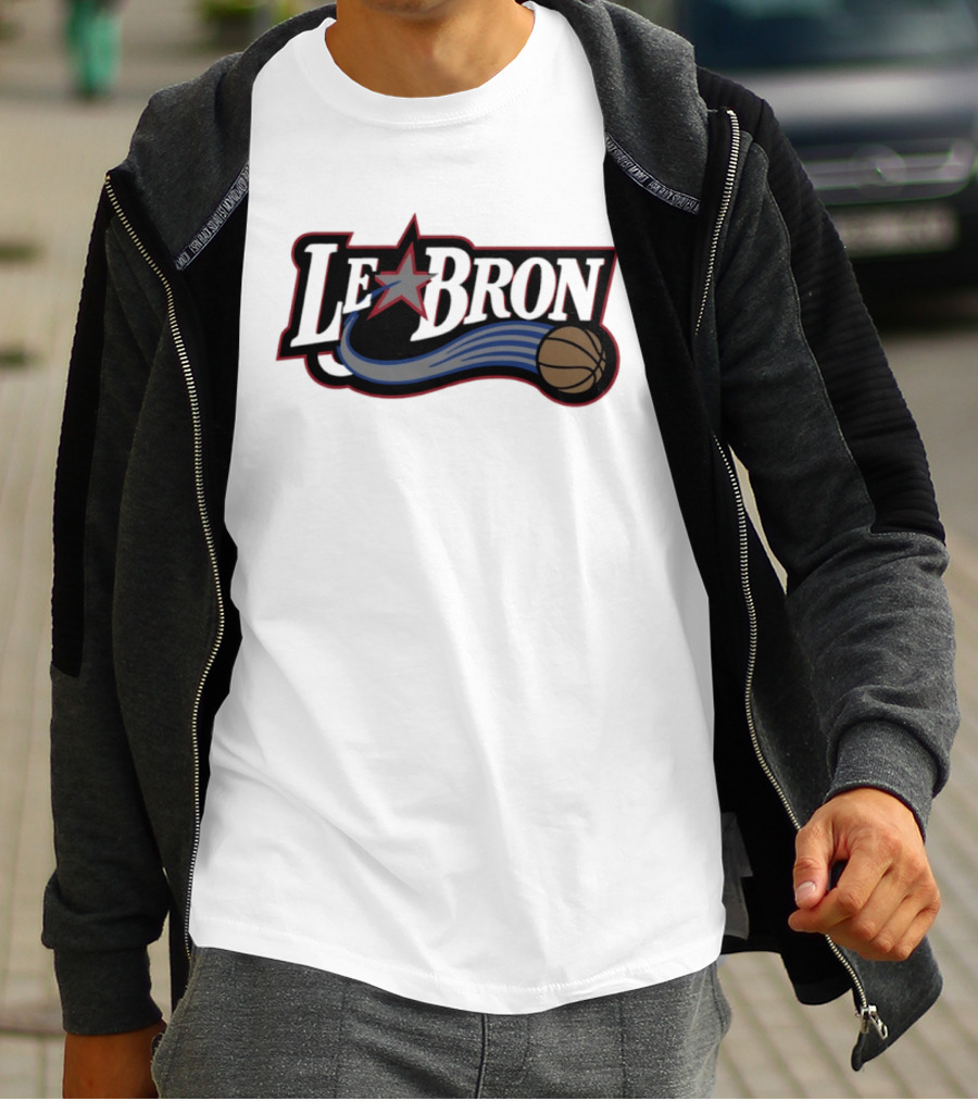 Lebron James Reimagined With Philadelphia 76ers NBA Basketball T-Shirt