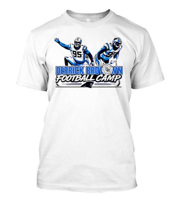 Lee Hunter Derrick Brown Carolina Panthers Football Camp T-Shirt