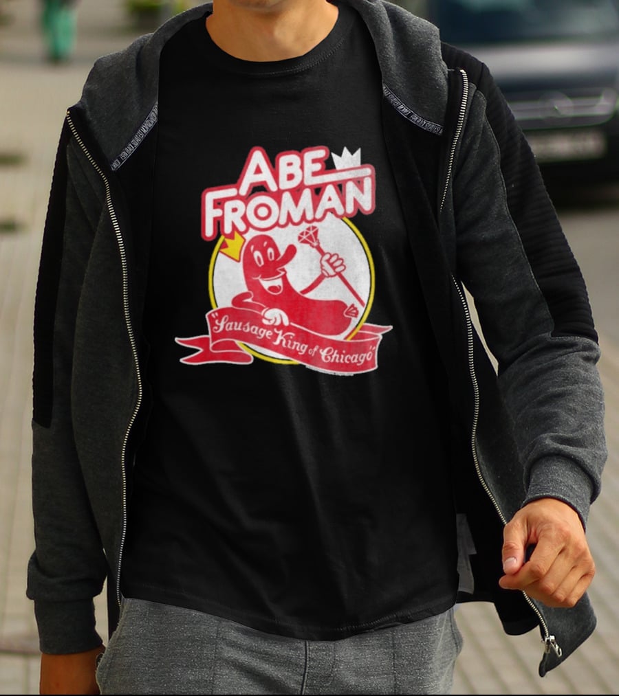 Abe Froman Sausage King Of Chicago Diamond Cane And Crown T-Shirt