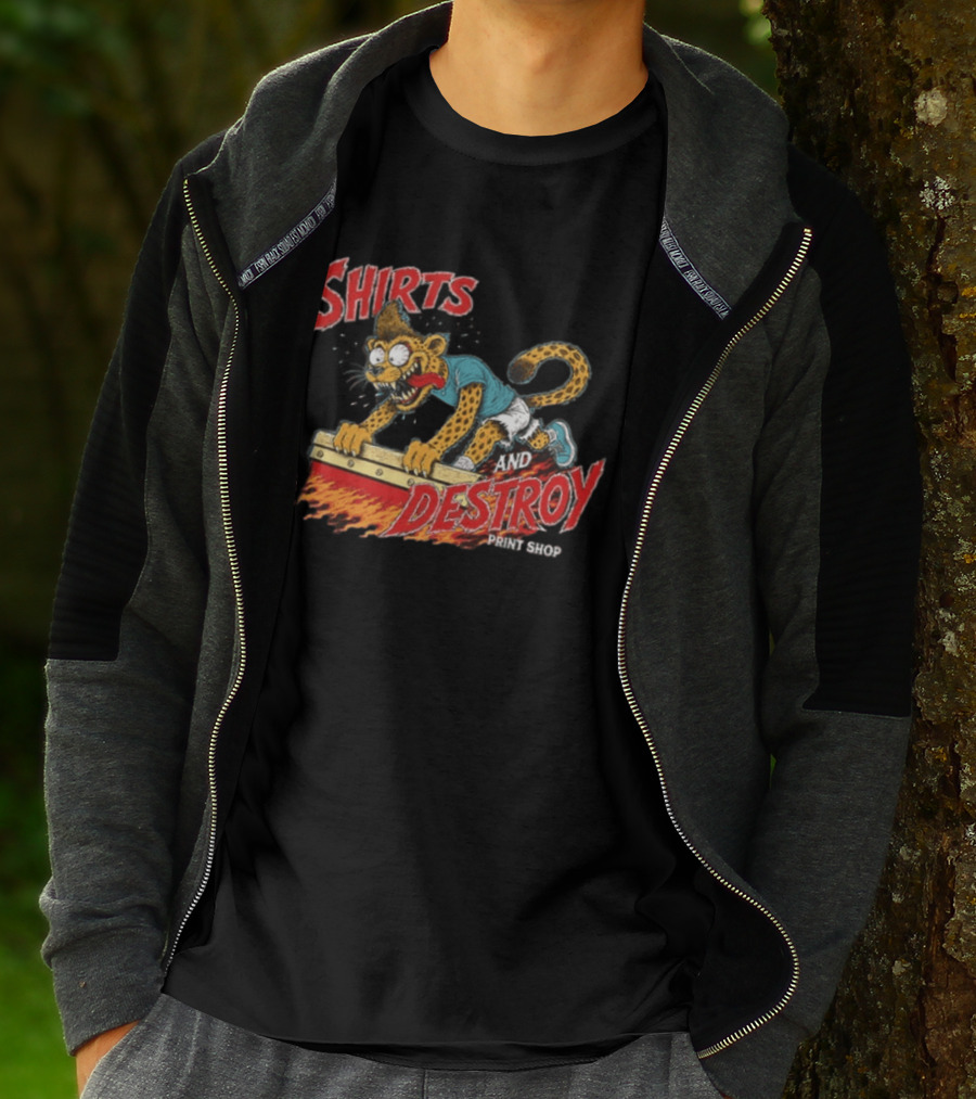 Shirts And Destroy Print Shop Screem Drinting 2 Sided T-Shirt