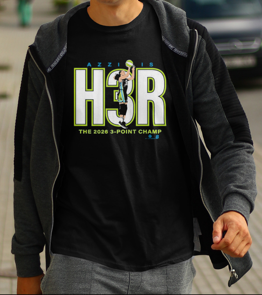 Azzi Is Her H3R The 2026 3 Point Champ T-Shirt