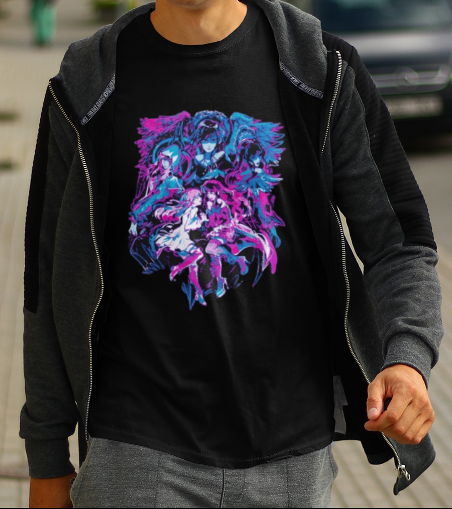 Final Fantasy XIV Rewritten Futures Characters Artwork Fantasy T-Shirt