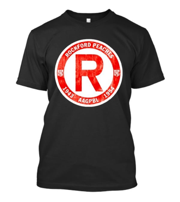 Rockford Peaches 1943 1954 AAGPBL T-Shirt