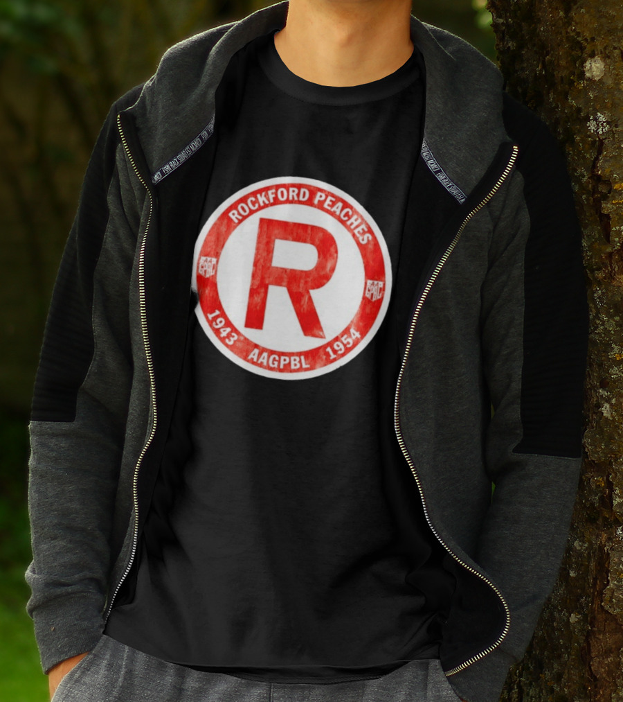 Rockford Peaches 1943 1954 AAGPBL T-Shirt