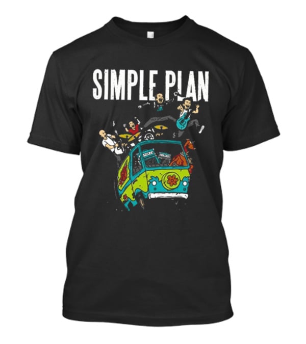 Simple Plan Bigger Than You Think Tour 2026 The Sequel Scooby Doo Mystery Machine Dates T-Shirt