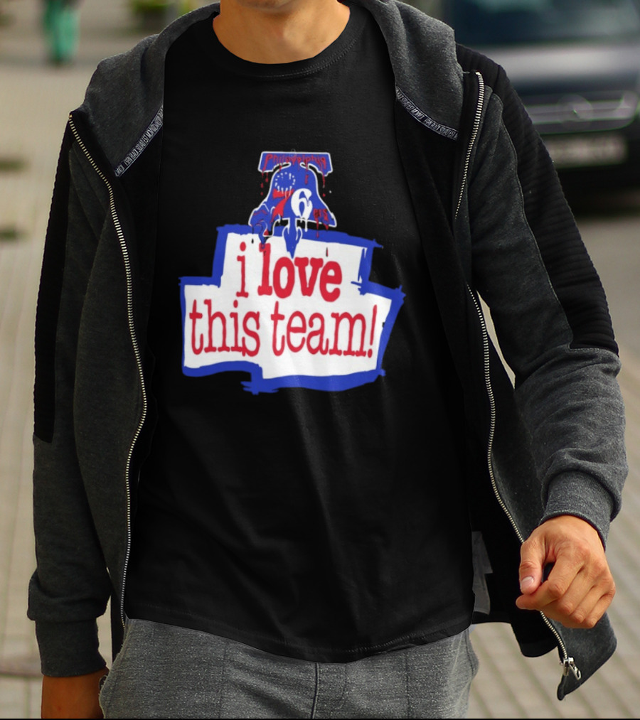 I Love This Team Philadelphia 76ers Basketball 23 LeBron James T-Shirt