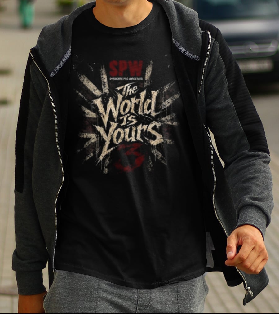 SPW The World Is Yours 3 Syndicate Pro Wrestling T-Shirt