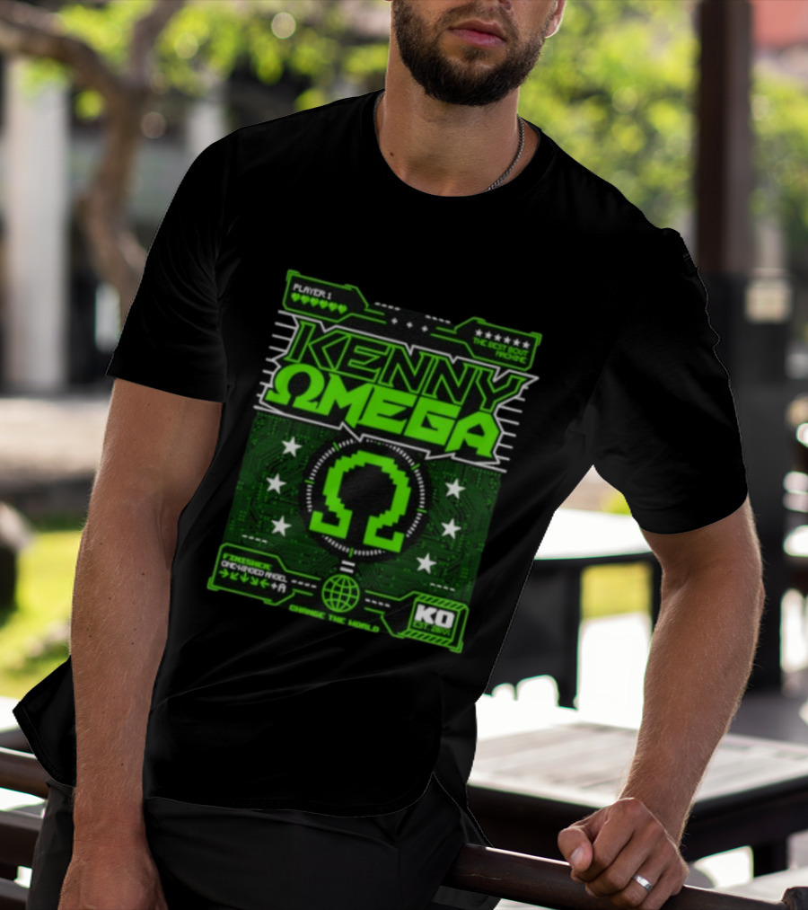 Kenny Omega Player 1 The Best Bout Machine One Winged Angel KO Change The World T-Shirt