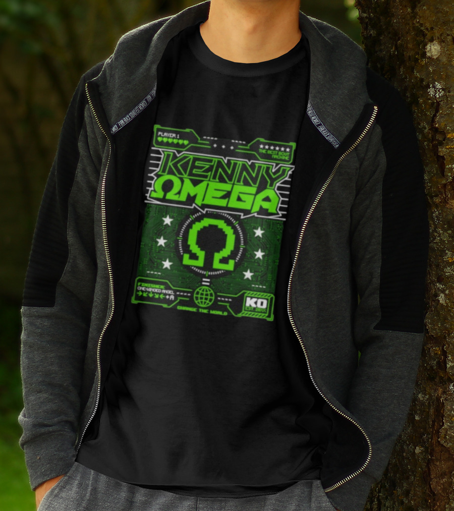 Kenny Omega Player 1 The Best Bout Machine One Winged Angel KO Change The World T-Shirt