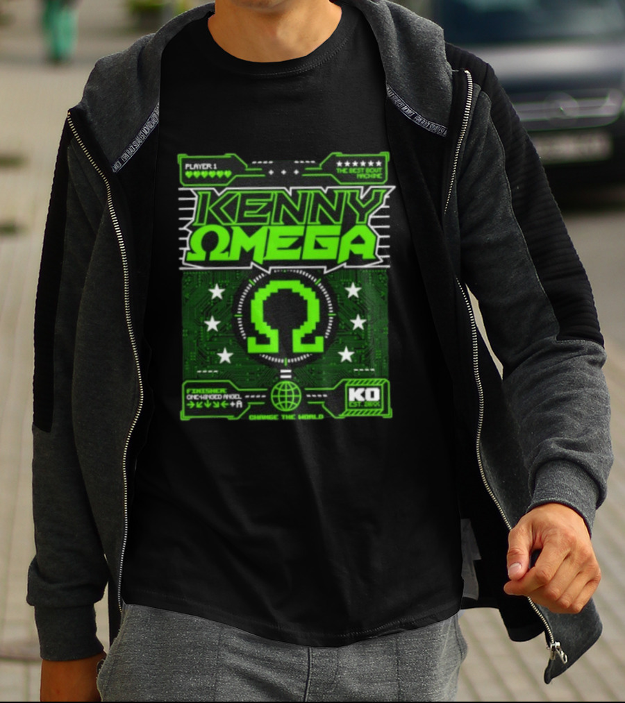 Kenny Omega Player 1 The Best Bout Machine One Winged Angel KO Change The World T-Shirt